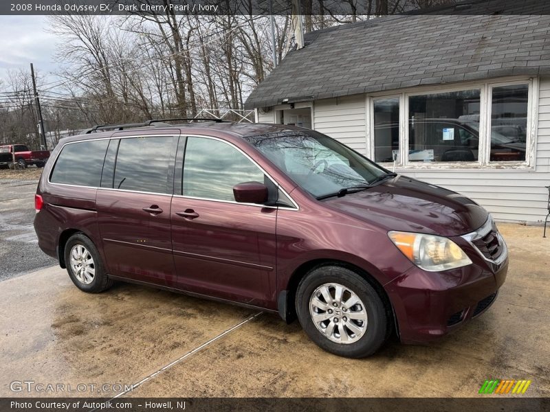 Dark Cherry Pearl / Ivory 2008 Honda Odyssey EX