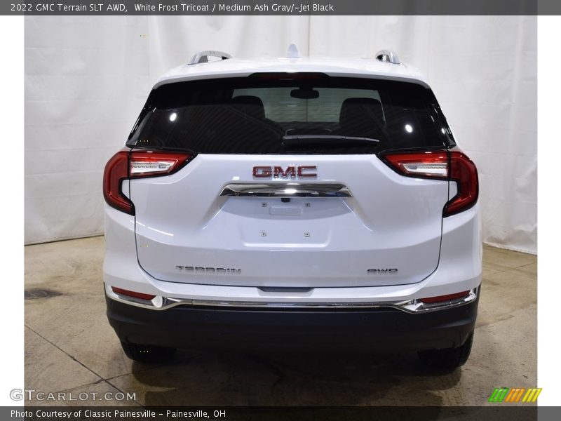 White Frost Tricoat / Medium Ash Gray/­Jet Black 2022 GMC Terrain SLT AWD