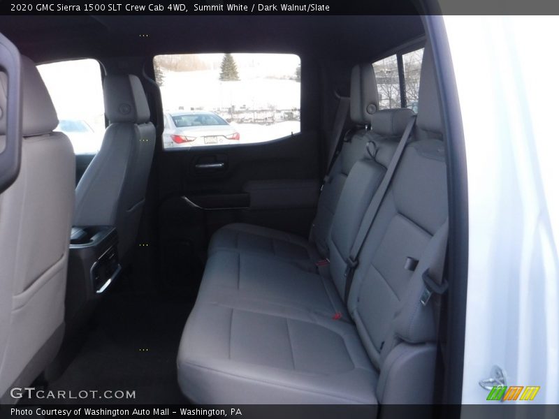 Summit White / Dark Walnut/Slate 2020 GMC Sierra 1500 SLT Crew Cab 4WD