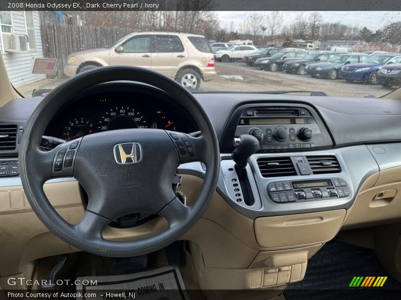Dark Cherry Pearl / Ivory 2008 Honda Odyssey EX