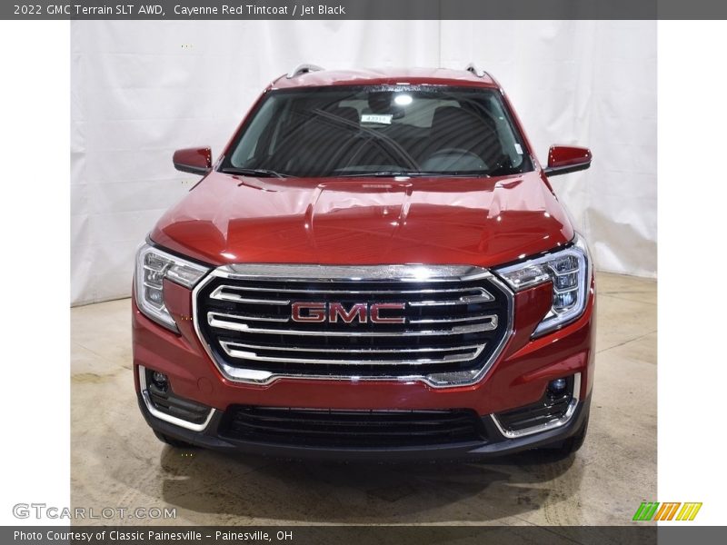 Cayenne Red Tintcoat / Jet Black 2022 GMC Terrain SLT AWD