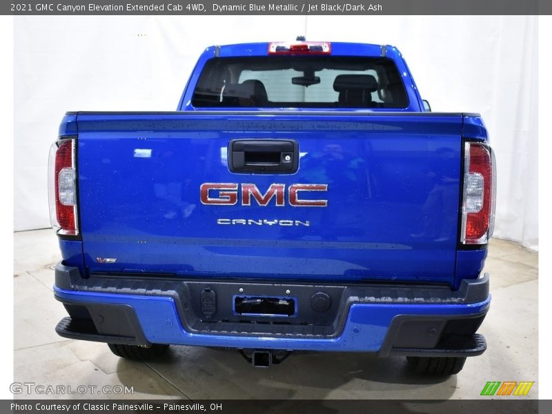Dynamic Blue Metallic / Jet Black/Dark Ash 2021 GMC Canyon Elevation Extended Cab 4WD
