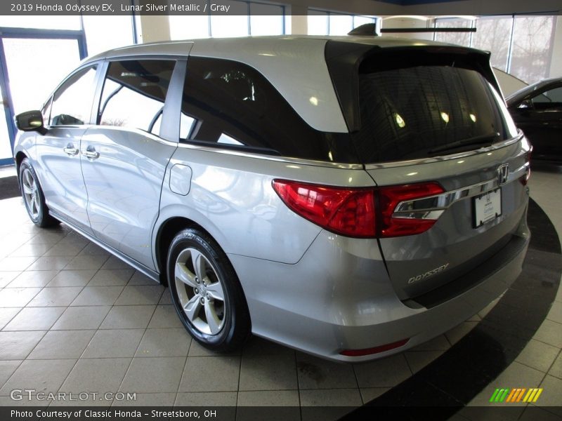 Lunar Silver Metallic / Gray 2019 Honda Odyssey EX