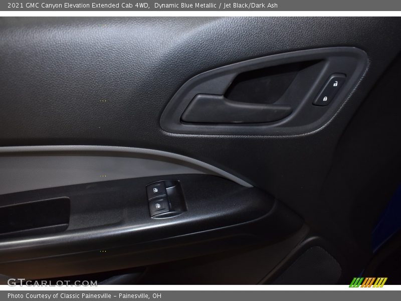 Dynamic Blue Metallic / Jet Black/Dark Ash 2021 GMC Canyon Elevation Extended Cab 4WD