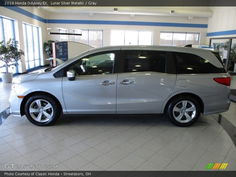 Lunar Silver Metallic / Gray 2019 Honda Odyssey EX