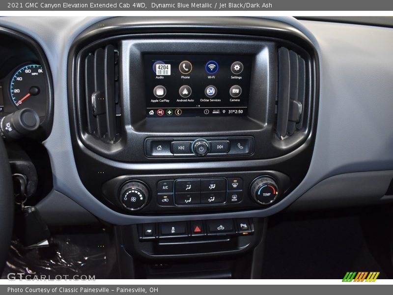 Dynamic Blue Metallic / Jet Black/Dark Ash 2021 GMC Canyon Elevation Extended Cab 4WD