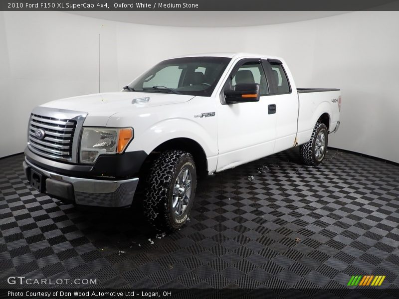 Oxford White / Medium Stone 2010 Ford F150 XL SuperCab 4x4