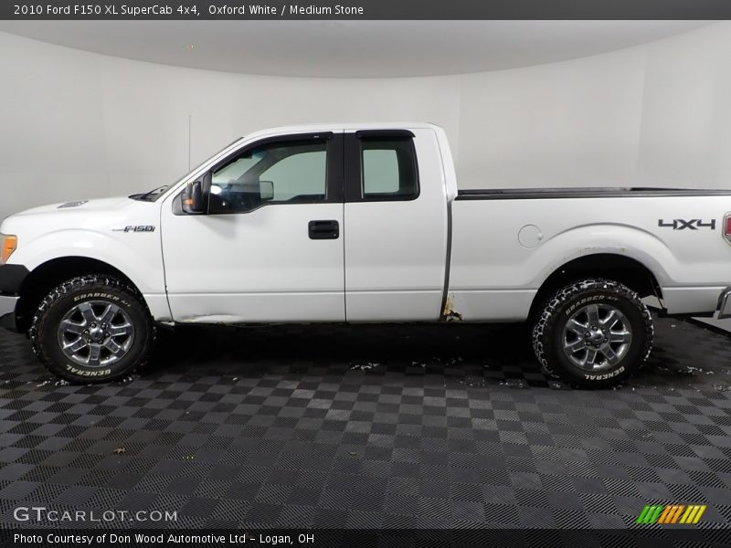 Oxford White / Medium Stone 2010 Ford F150 XL SuperCab 4x4