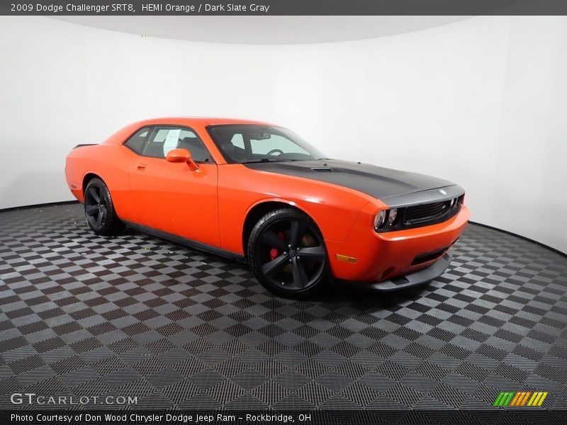 HEMI Orange / Dark Slate Gray 2009 Dodge Challenger SRT8