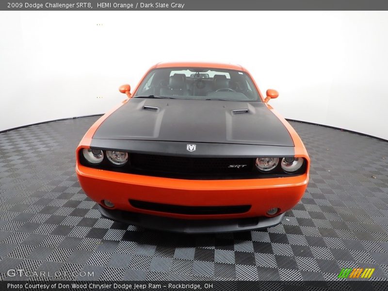 HEMI Orange / Dark Slate Gray 2009 Dodge Challenger SRT8