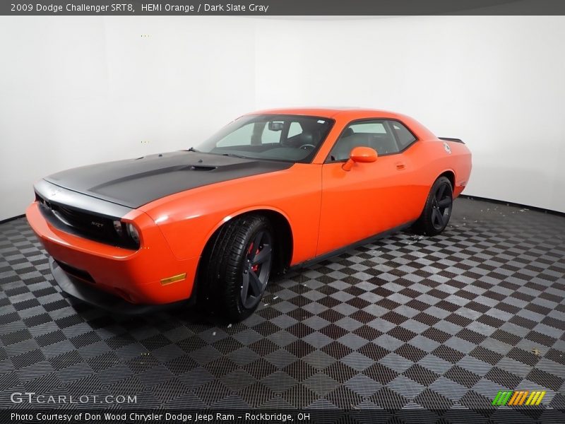 HEMI Orange / Dark Slate Gray 2009 Dodge Challenger SRT8