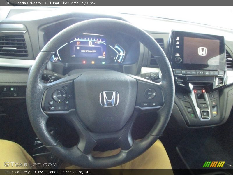 Lunar Silver Metallic / Gray 2019 Honda Odyssey EX