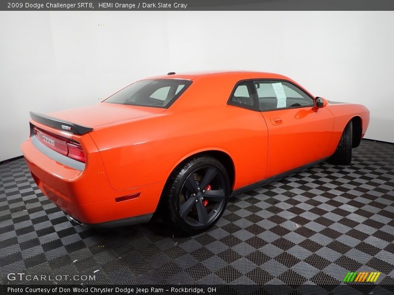 HEMI Orange / Dark Slate Gray 2009 Dodge Challenger SRT8