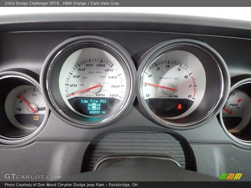 HEMI Orange / Dark Slate Gray 2009 Dodge Challenger SRT8