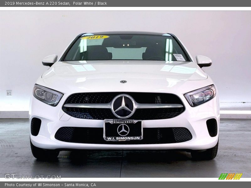Polar White / Black 2019 Mercedes-Benz A 220 Sedan