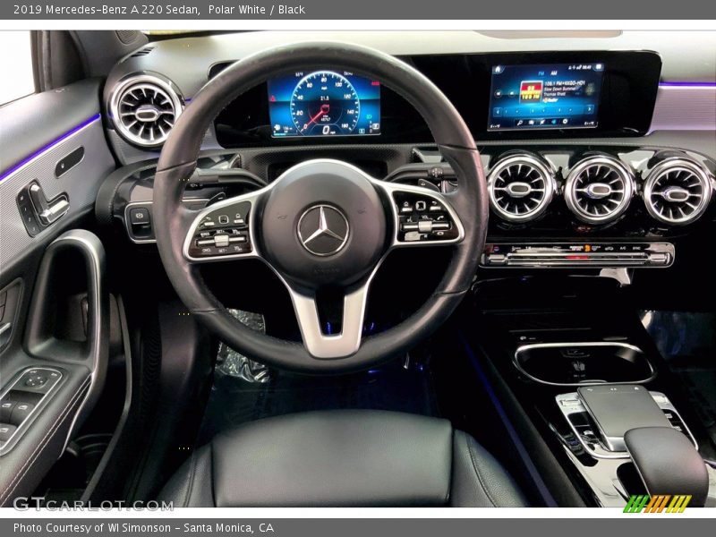 Polar White / Black 2019 Mercedes-Benz A 220 Sedan