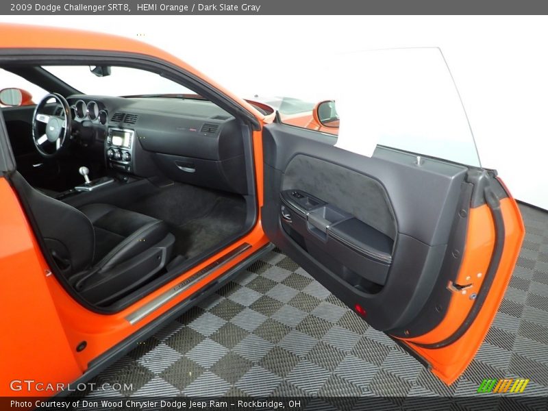 HEMI Orange / Dark Slate Gray 2009 Dodge Challenger SRT8