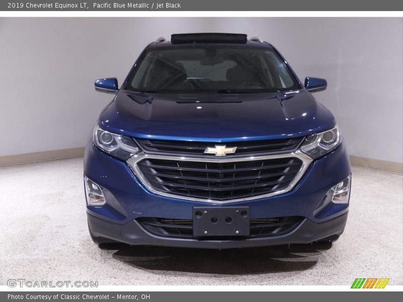 Pacific Blue Metallic / Jet Black 2019 Chevrolet Equinox LT