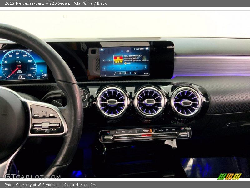 Polar White / Black 2019 Mercedes-Benz A 220 Sedan