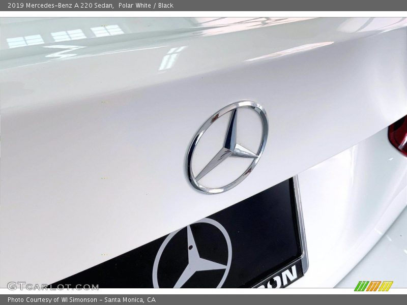 Polar White / Black 2019 Mercedes-Benz A 220 Sedan