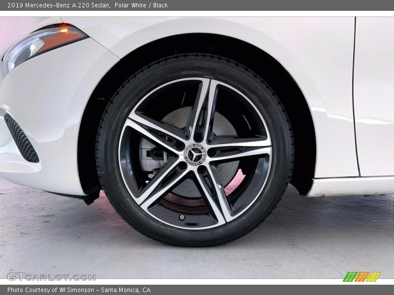 Polar White / Black 2019 Mercedes-Benz A 220 Sedan