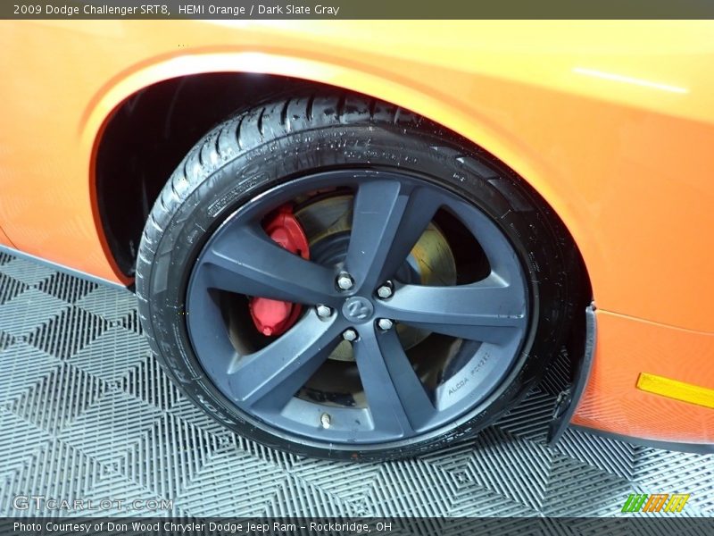 HEMI Orange / Dark Slate Gray 2009 Dodge Challenger SRT8