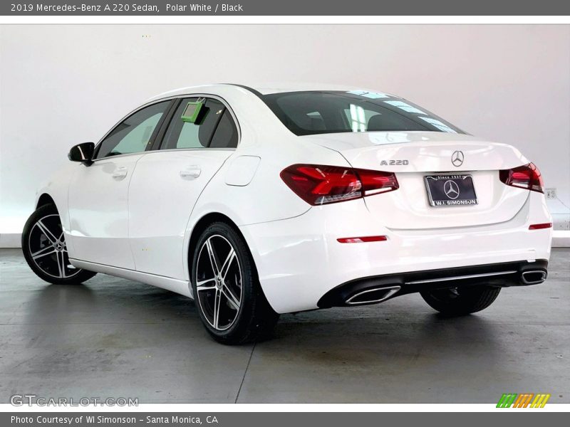 Polar White / Black 2019 Mercedes-Benz A 220 Sedan