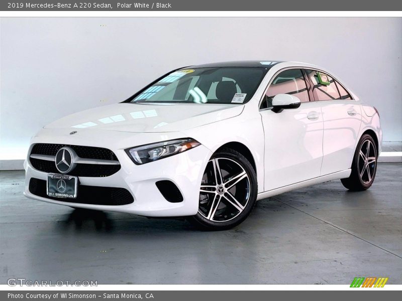 Polar White / Black 2019 Mercedes-Benz A 220 Sedan