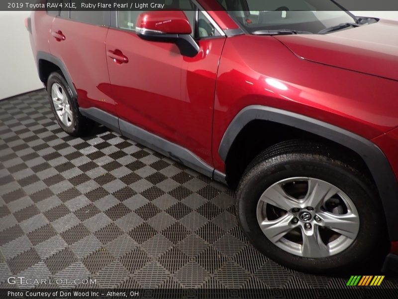 Ruby Flare Pearl / Light Gray 2019 Toyota RAV4 XLE