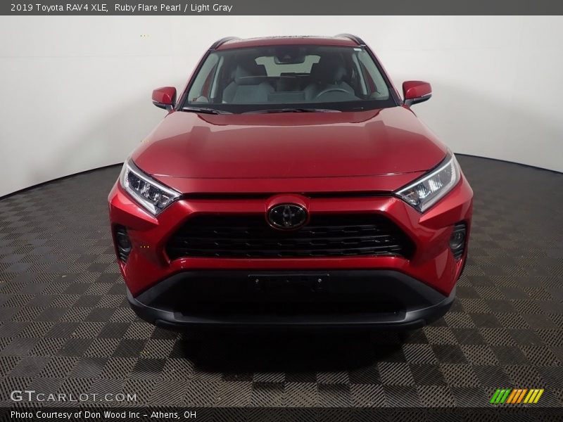 Ruby Flare Pearl / Light Gray 2019 Toyota RAV4 XLE