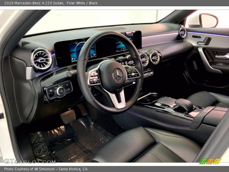 Polar White / Black 2019 Mercedes-Benz A 220 Sedan
