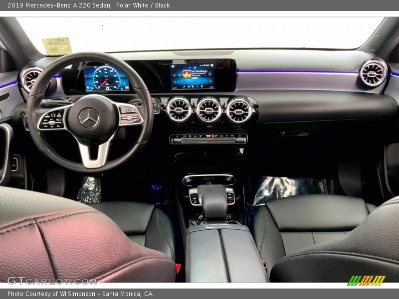 Polar White / Black 2019 Mercedes-Benz A 220 Sedan