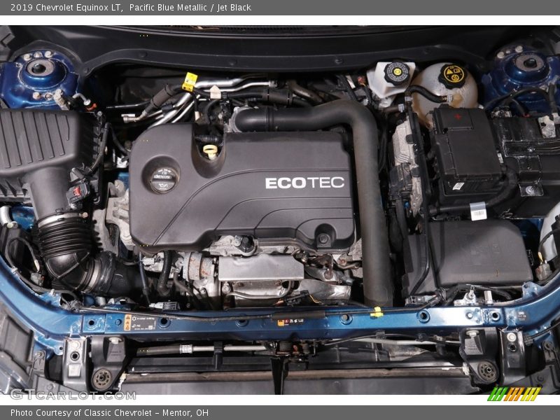 Pacific Blue Metallic / Jet Black 2019 Chevrolet Equinox LT