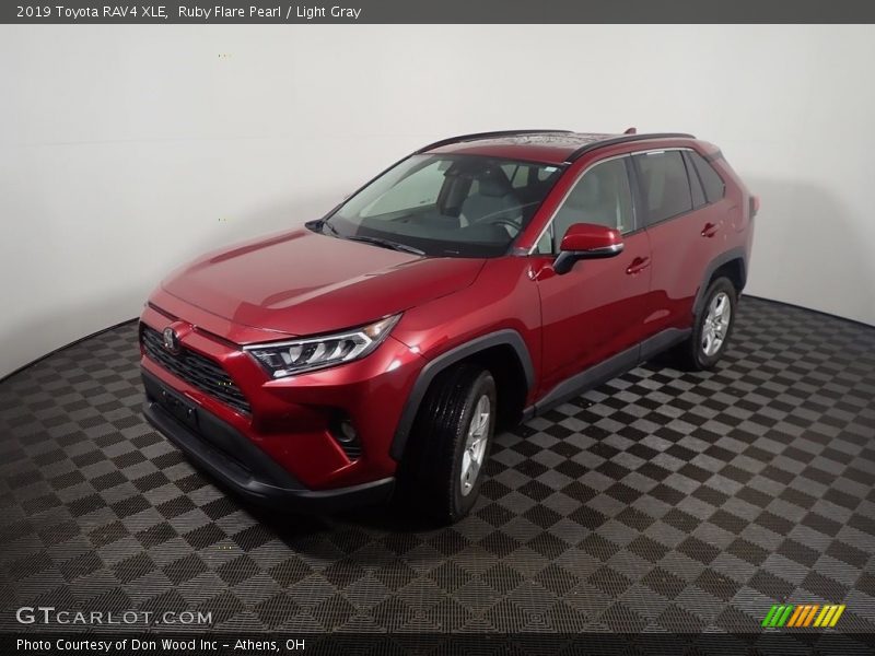 Ruby Flare Pearl / Light Gray 2019 Toyota RAV4 XLE
