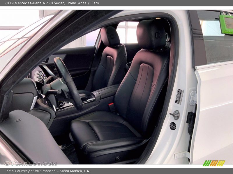 Polar White / Black 2019 Mercedes-Benz A 220 Sedan