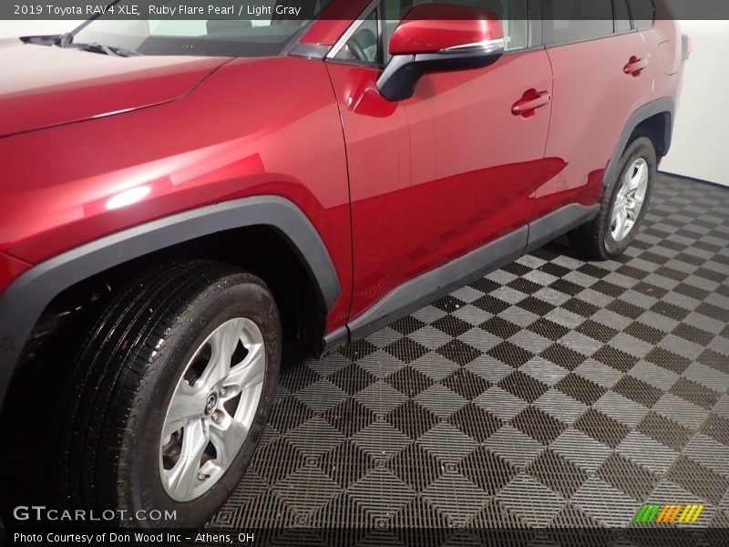 Ruby Flare Pearl / Light Gray 2019 Toyota RAV4 XLE