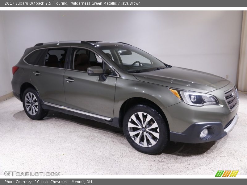 Wilderness Green Metallic / Java Brown 2017 Subaru Outback 2.5i Touring