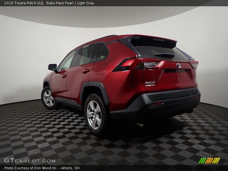Ruby Flare Pearl / Light Gray 2019 Toyota RAV4 XLE