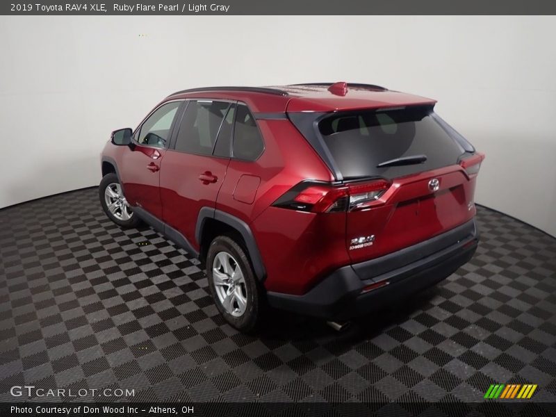 Ruby Flare Pearl / Light Gray 2019 Toyota RAV4 XLE