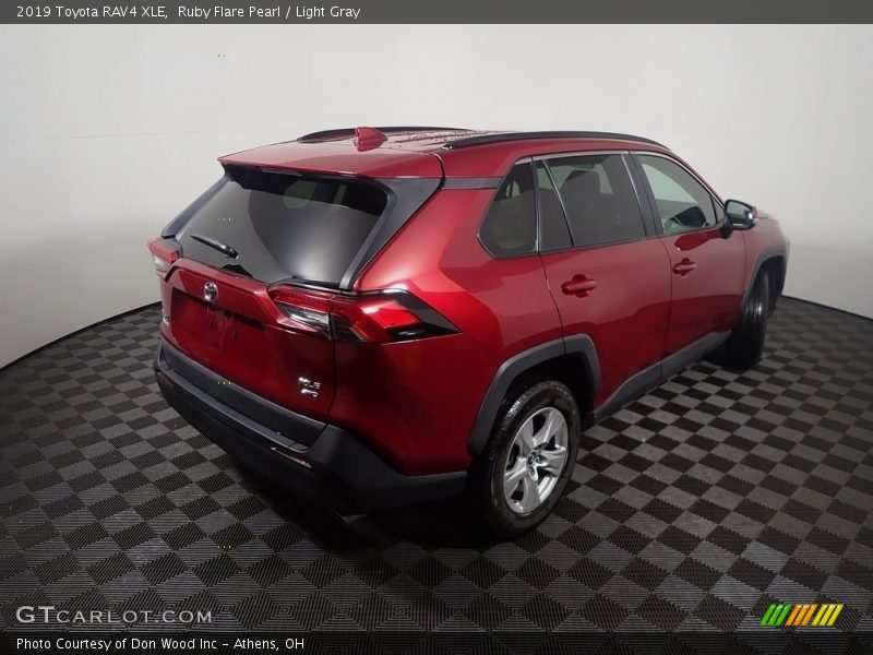 Ruby Flare Pearl / Light Gray 2019 Toyota RAV4 XLE