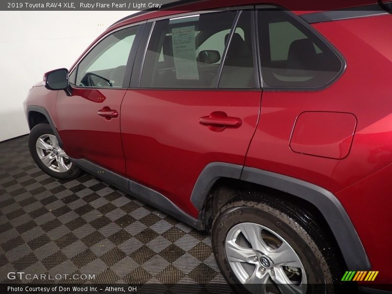 Ruby Flare Pearl / Light Gray 2019 Toyota RAV4 XLE