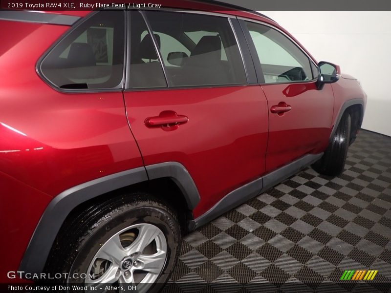 Ruby Flare Pearl / Light Gray 2019 Toyota RAV4 XLE