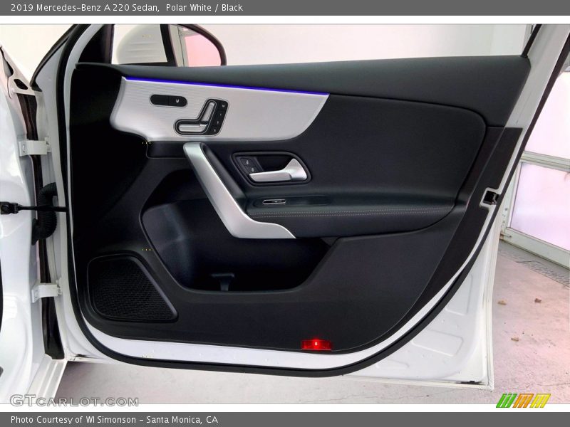 Polar White / Black 2019 Mercedes-Benz A 220 Sedan