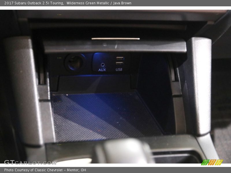 Wilderness Green Metallic / Java Brown 2017 Subaru Outback 2.5i Touring