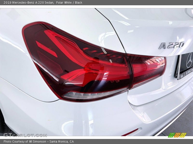 Polar White / Black 2019 Mercedes-Benz A 220 Sedan