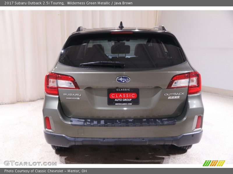 Wilderness Green Metallic / Java Brown 2017 Subaru Outback 2.5i Touring