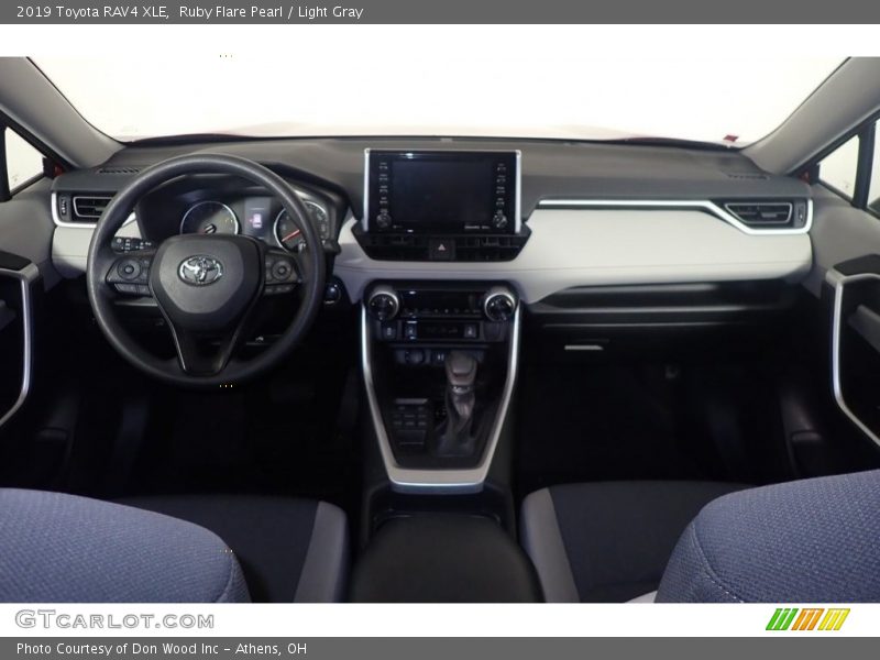 Ruby Flare Pearl / Light Gray 2019 Toyota RAV4 XLE