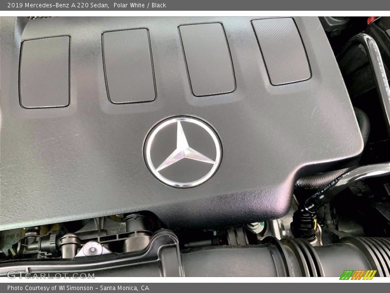 Polar White / Black 2019 Mercedes-Benz A 220 Sedan