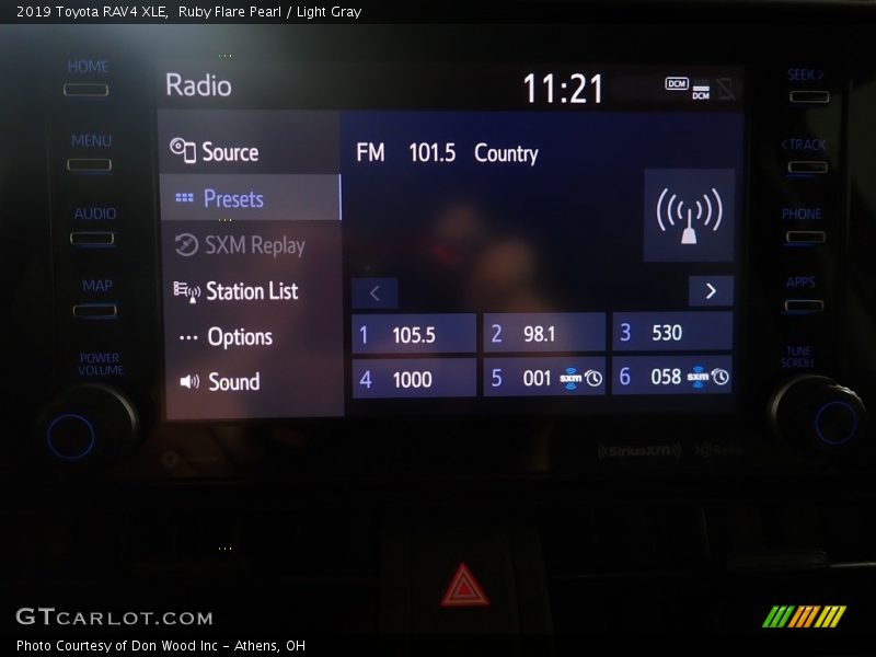 Ruby Flare Pearl / Light Gray 2019 Toyota RAV4 XLE