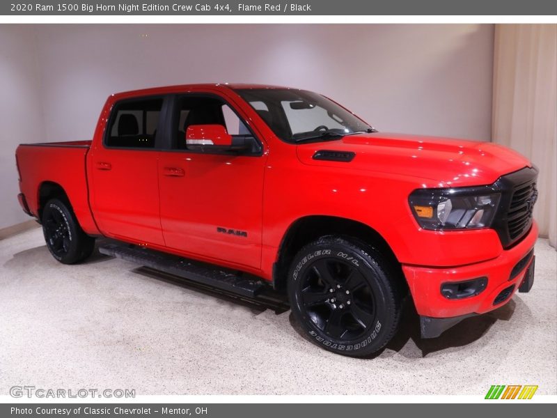 Flame Red / Black 2020 Ram 1500 Big Horn Night Edition Crew Cab 4x4
